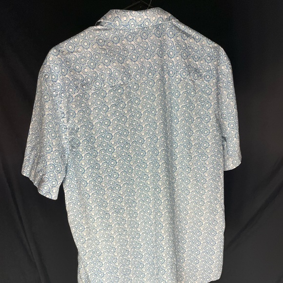 Perry Ellis Patterned Short Sleeve Button Size XL - Picture 2 of 5